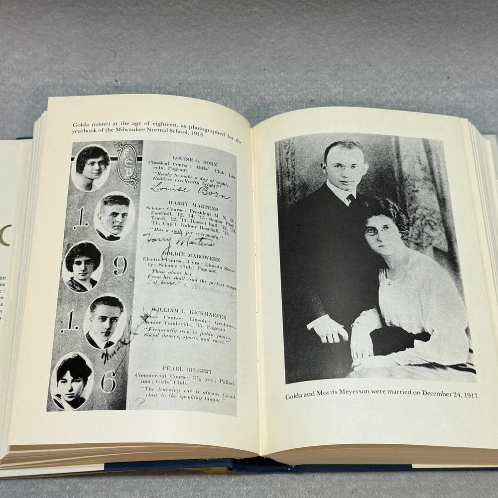 Vintage 1975 My Life by Golda Meir 1st American Ed HC DJ Israel Prime Minister